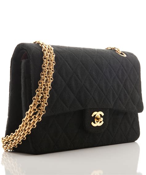 chanel jersey flap bag|Chanel flap bag price.